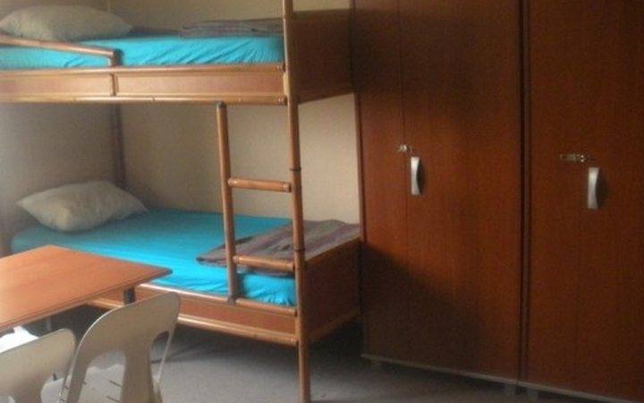 A furnished student residence room in Istanbul